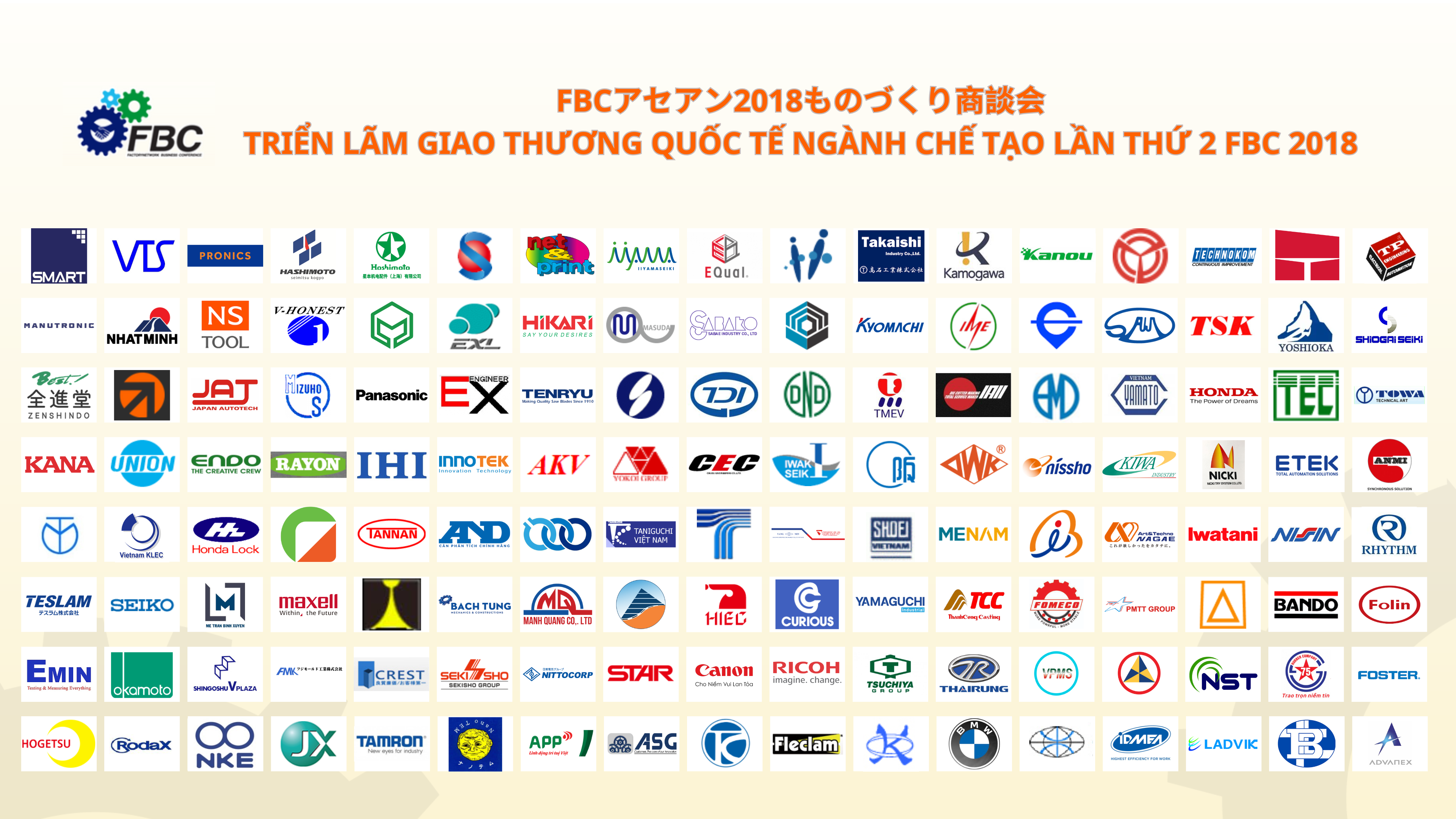 FBC ASEAN 2018 - EXHIBITOR LIST