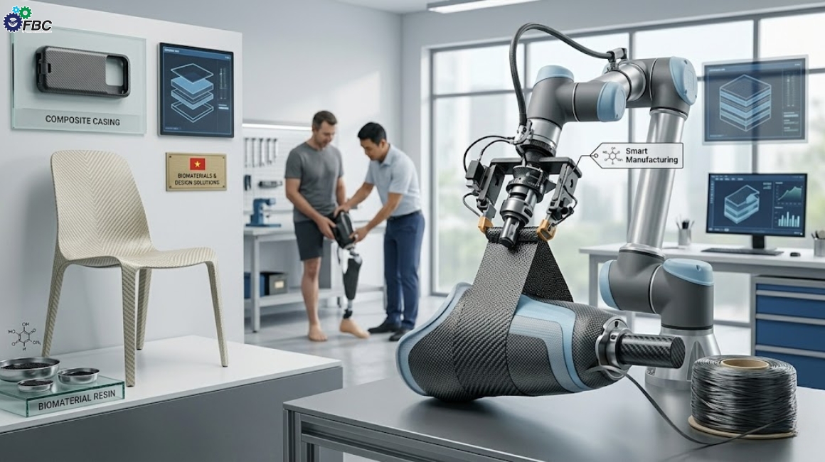 Ứng dụng vật liệu composite trong ngành y tế, thể thao và tiêu dùng