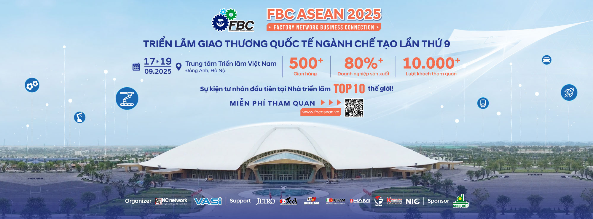 FBC ASEAN 2025 - Triển lãm giao thương quốc tế ngành chế tạo lần thứ 9