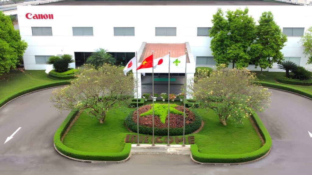 Canon ở KCN Thăng Long