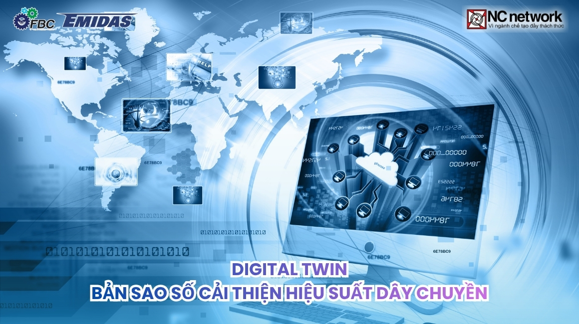 Digital Twin là bản sao số cải thiện hiệu suất dây chuyền