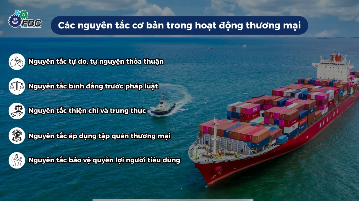 Các nguyên tắc cơ bản trong hoạt động thương mại