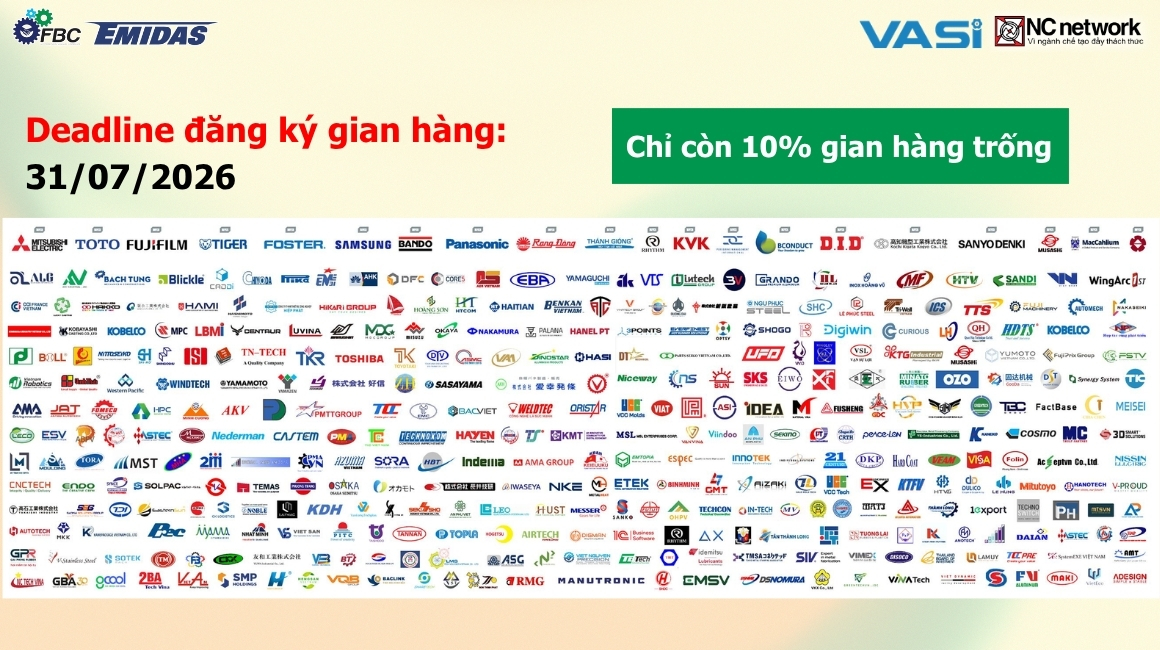 Deadline đăng ký gian hàng: 31/07/2026 – Chỉ còn 10% gian hàng trống