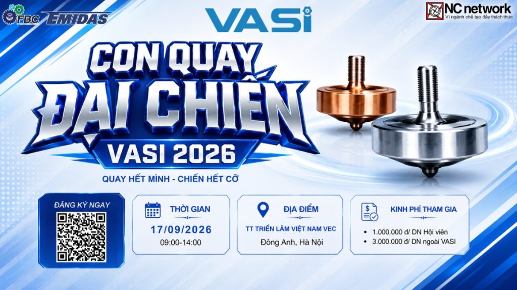 Con Quay Đại Chiến VASI 2026 tại FBC ASEAN: Sàn đấu cơ khí chính xác - Quay hết mình, chiến hết cỡ